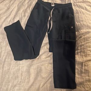 XS Figs navy scrub pants